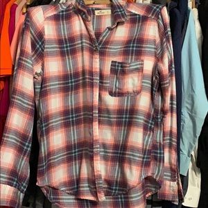 Plaid flannel long sleeve
